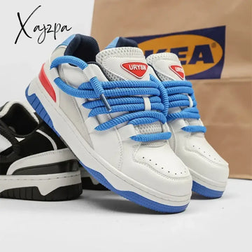 Low-Top Fashion Mens Sneakers Spring And Autumn Black Breathable Sports Shoes Casual Vintage